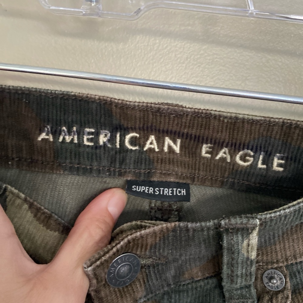 American Eagle Camo Corduroy Pants - Picture 2 of 6